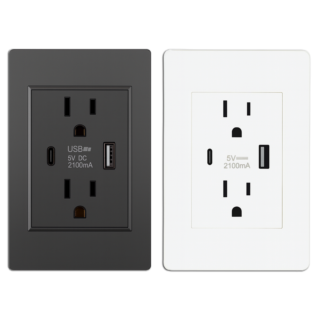 Dual USB Wall Outlet Port 15A Power Socket Charger AC Receptacle Plate Panel 110 by The Perfect Part – Home Improvement in New condition from The Perfect Part for a low price