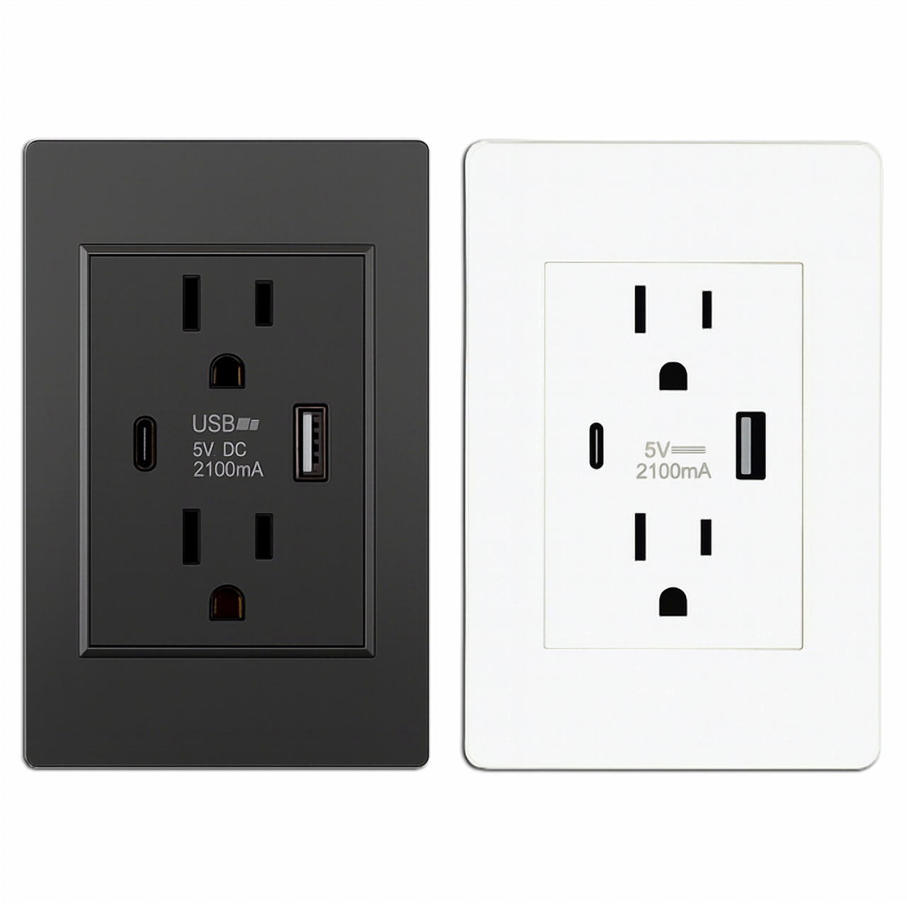 Dual USB Wall Outlet Port 15A Power Socket Charger AC Receptacle Plate Panel 110 by The Perfect Part – Home Improvement in New condition from The Perfect Part for a low price