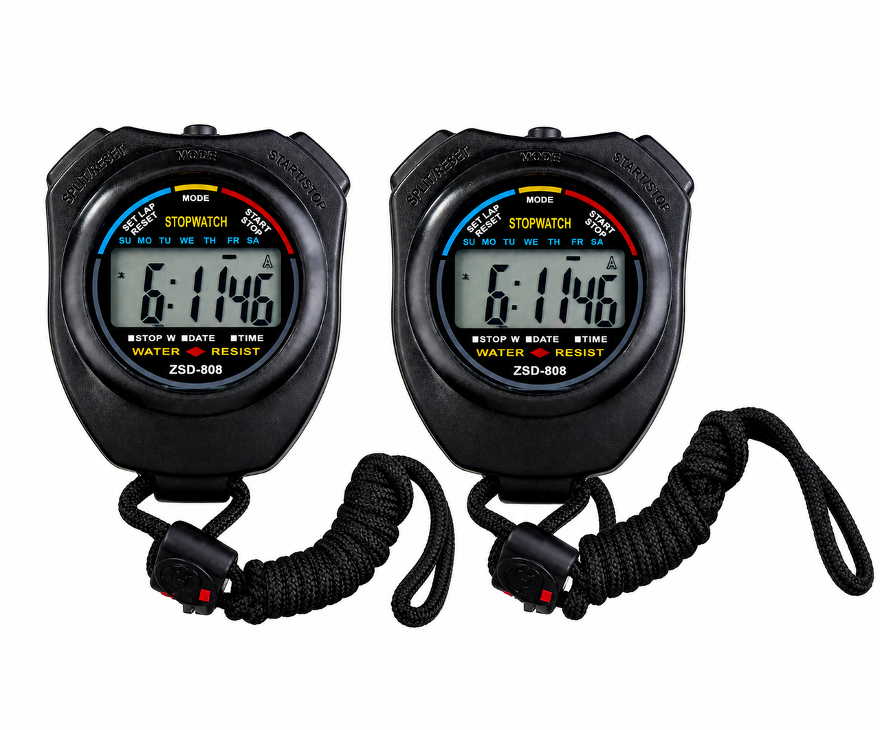 2PCS SET Digital Stopwatch Sports Counter Chronograph Date Timer Odometer Watch by The Perfect Part – Watches & Accessories in New condition from The Perfect Part for a low price