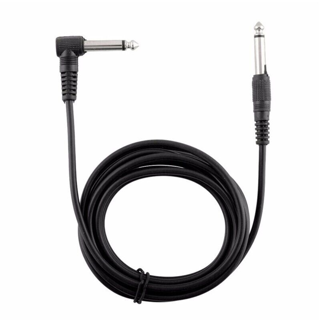 2 PACK 10FT Electric Patch Cord Guitar Amplifier Amp Cable Right Angle 90 Degree