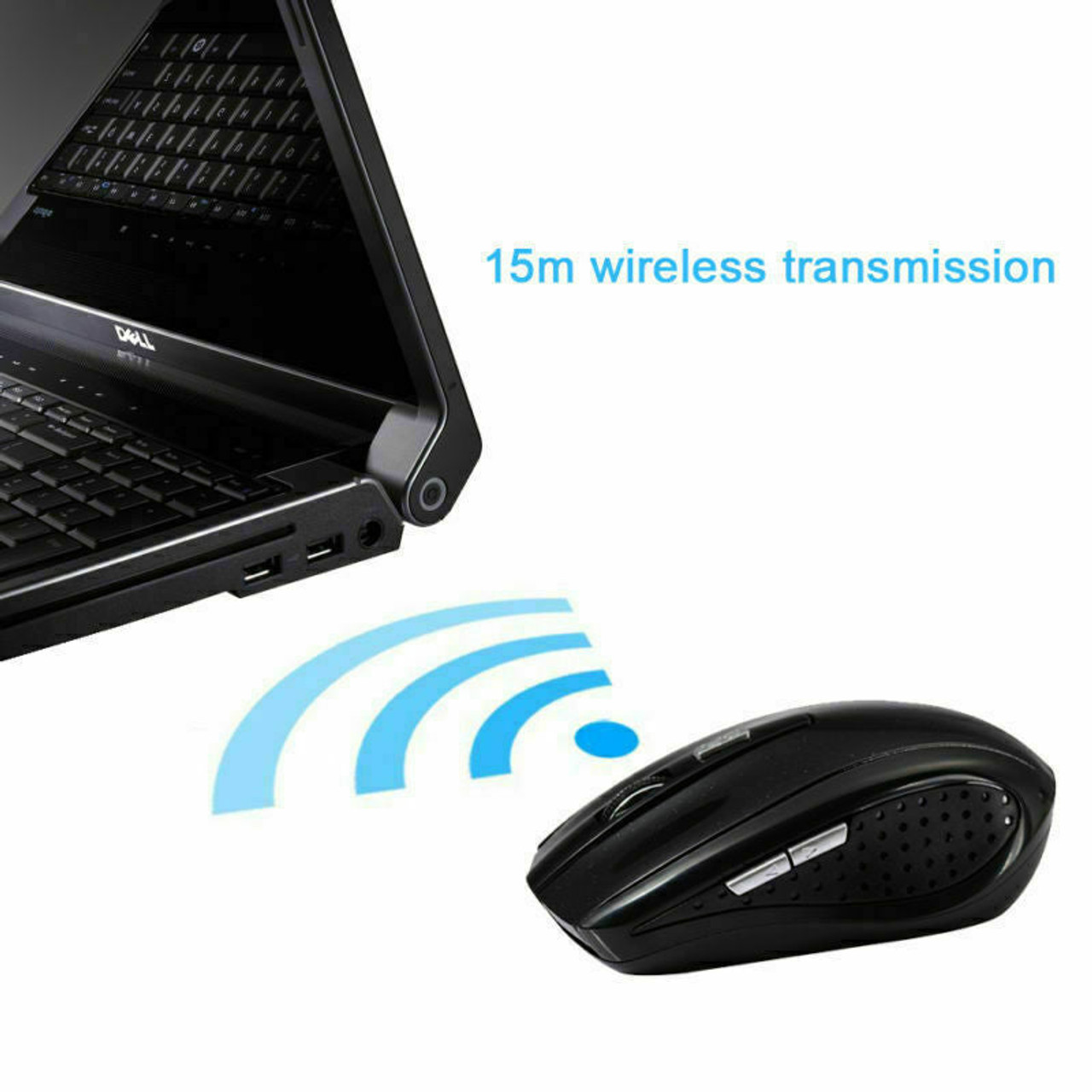2.4GHz Wireless Optical Mouse Mice & USB Receiver For PC Laptop Computer DPI USA