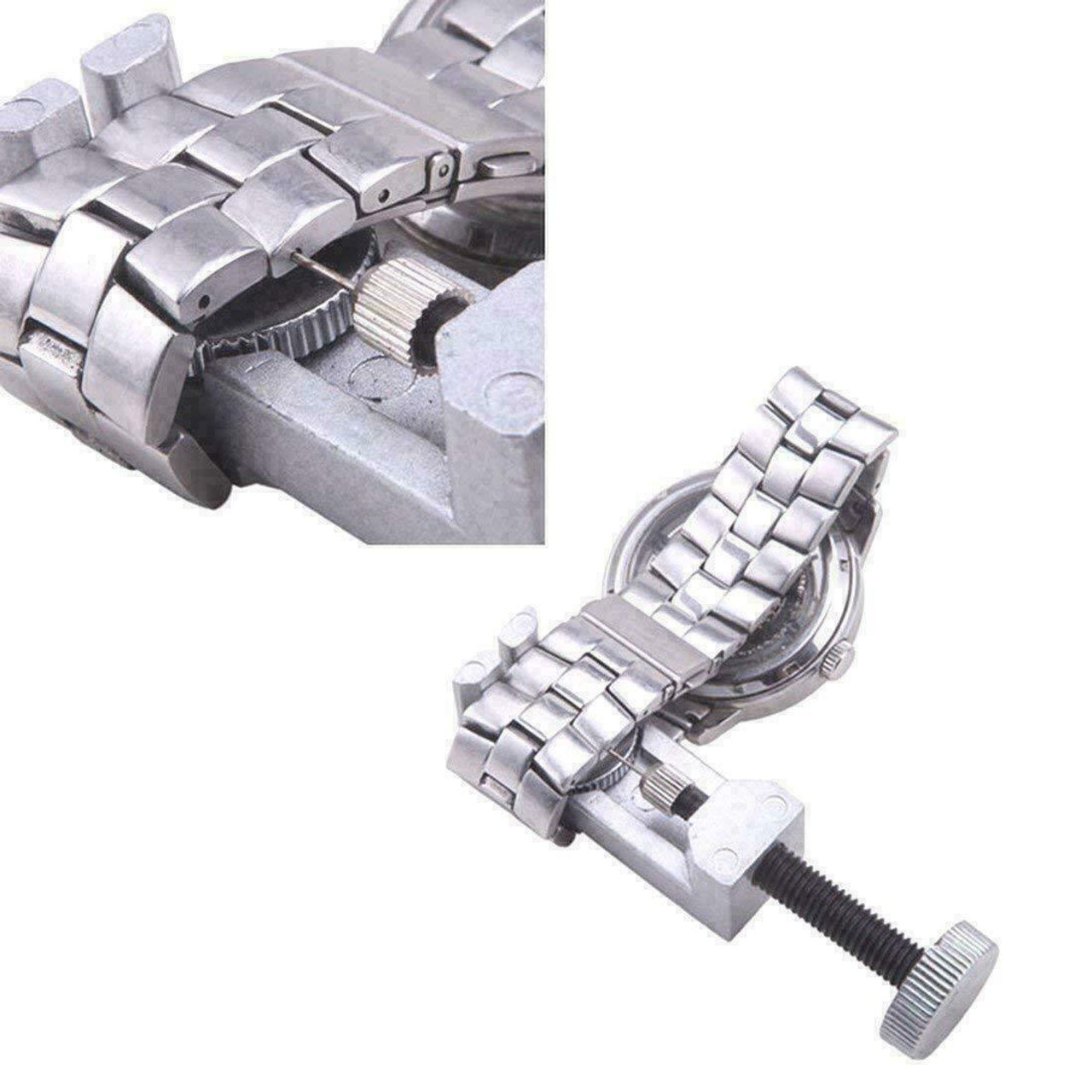  Metal Adjustable Watch Band Strap Bracelet Link Pin Remover Repair Tool Kit US