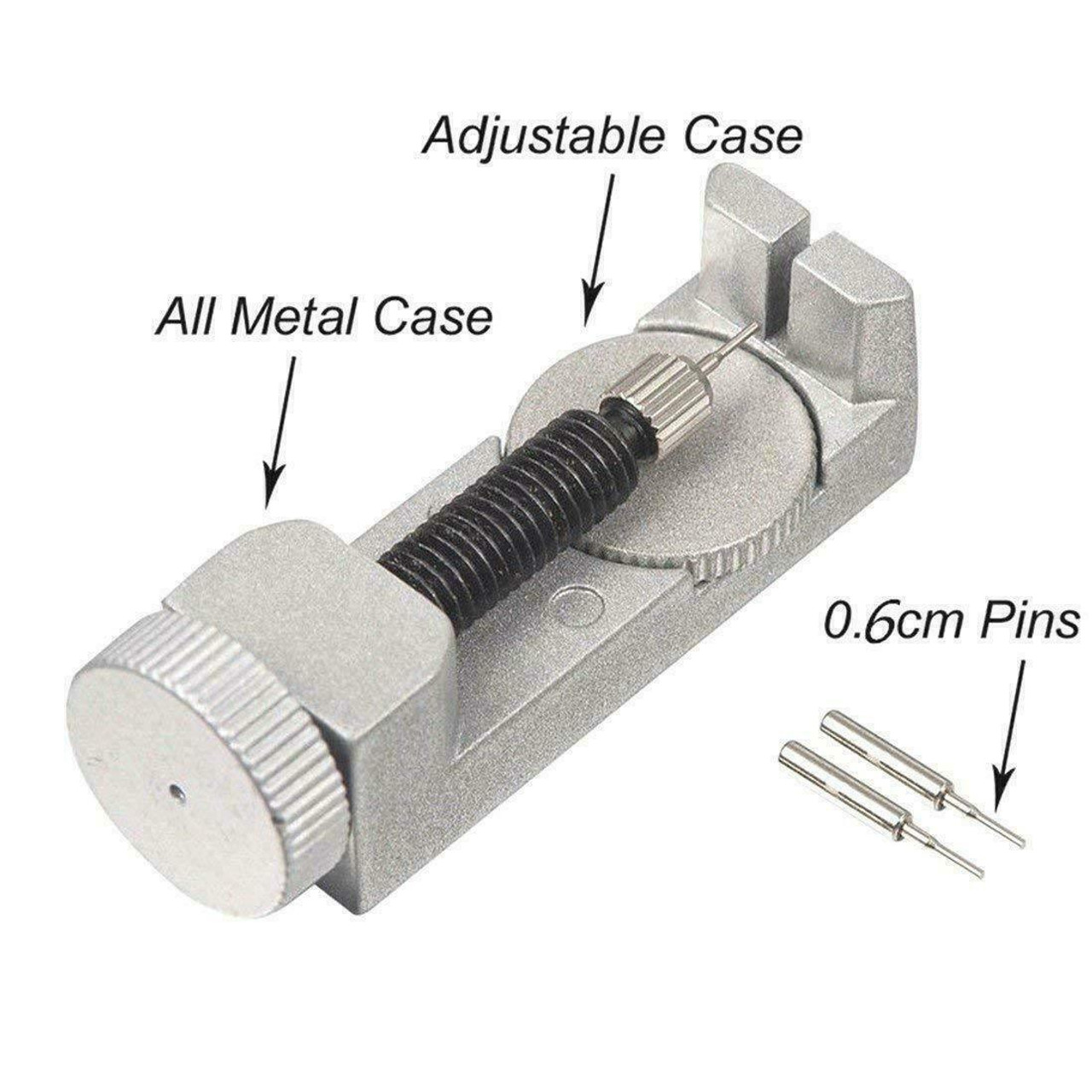  Metal Adjustable Watch Band Strap Bracelet Link Pin Remover Repair Tool Kit US