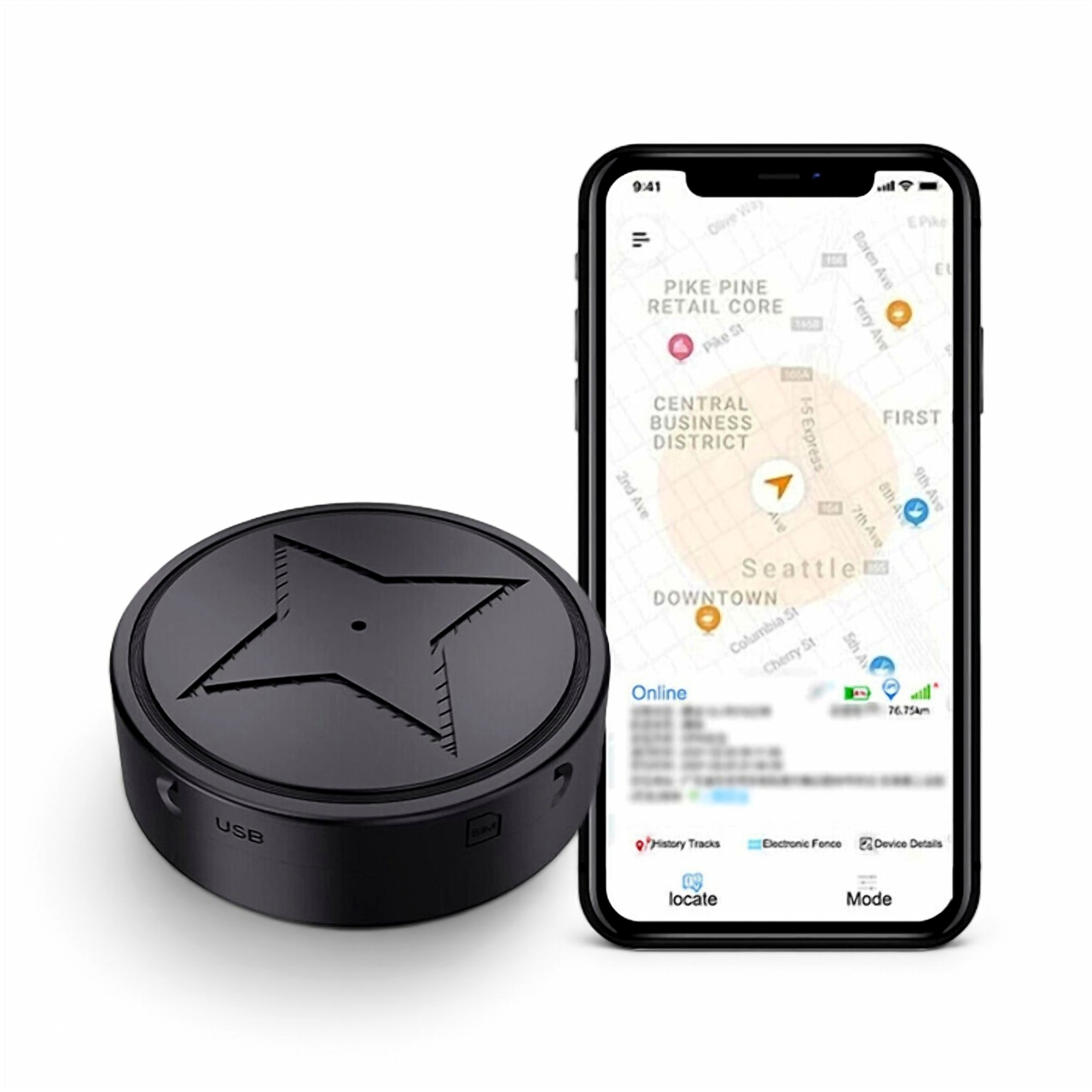 Magnetic Mini GPS Real Time Car Locator Tracker GSM/GPRS Vehicle Tracking Device