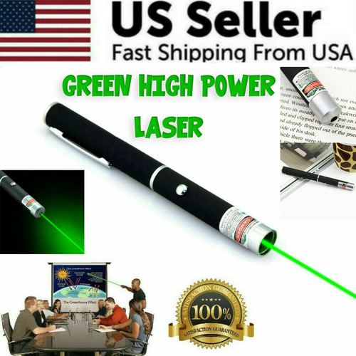 High Power Military 5mW 532nm Green Laser Pointer Pen Visible Beam Light Lazer