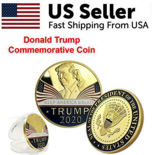 Donald Trump 2020 Keep America Great Commemorative Challenge Eagle Coin POTUS