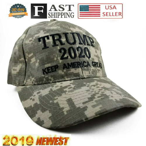 Trump 2020 Hat Digital Camo Keep America Great Again MAGA KAG USA Camouflage