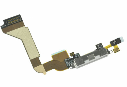OEM White Dock connector for iPhone 4 4G GSM Charge Port Flex Cable AT&T A1332