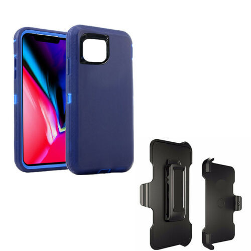 For iPhone 12 Mini 12 Pro Max Shockproof Defender Case Stand & Belt Clip Holster