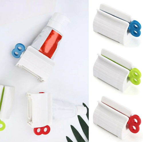 3-6 PC Rolling Tube Toothpaste Squeezer Seat Holder Stand Easy Dispenser Extract