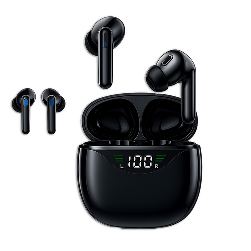 Bluetooth Earbuds Headset 5.3 Wireless Noise Cancelling TWS Trucker Waterproof