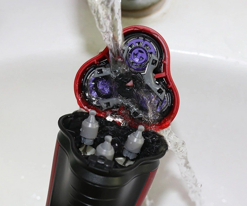 Men's Razor Rotary Waterproof Electric Shaver Pop-Up Trimmer Wet Dry Cordless 