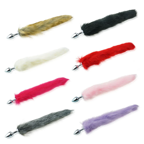 False Fox Tail With Metal Anal-Butt Plug Buttplug Cosplay Game Toy Games Romance by The Perfect Part – Sexual Wellness in New condition from The Perfect Part for a low price