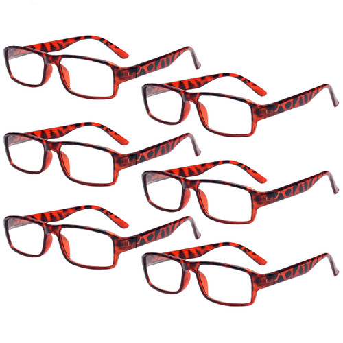 Reading Glasses Mens Womens Readers 6 PACK Square Frame Unisex Style Specs NEW! by The Perfect Part – Eyewear & Accessories in New condition from The Perfect Part for a low price