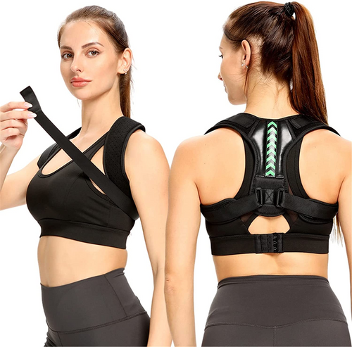Shoulder Support Adjustable Back Pain Support Posture Corrector Brace Belt Strap by The Perfect Part – Health & Grooming in New condition from The Perfect Part for a low price