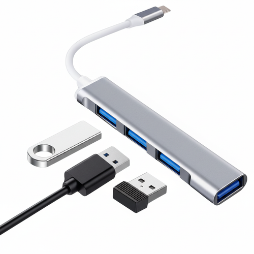 USB-C Type C to USB 3.0 4 Port Hub Splitter For PC Mac Phone MacBook Pro iPad by The Perfect Part – Electronics in New condition from The Perfect Part for a low price