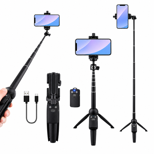 Selfie Stick Tripod 40" Bluetooth Remote Portable for iPhone and Android Phones by The Perfect Part – Phone Accessories in New condition from The Perfect Part for a low price