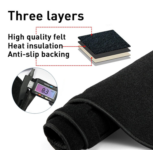 Fit For Chevy Silverado/Tahoe/Suburban 2007-2014 US Dashboard Pad Dash Cover Mat