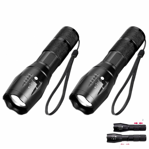 Super-Bright 90000LM LED Tactical Flashlight 5 Modes Zoomable Torch Searchlight by The Perfect Part – Electronics in New condition from The Perfect Part for a low price
