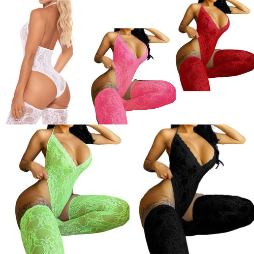 Women Lace Sexy Lingerie Nightwear Babydoll Sleepwear Bodysuit Dress Plus Size