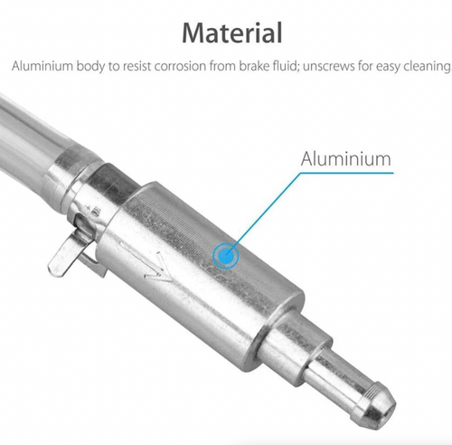 Car Motorcycle Clutch Brake Bleeder Hose One Way Valve Tube Bleeding Tool Set US