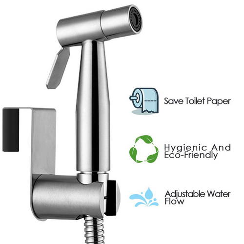 Toilet Shattaf Adapter Hose Bidet Spray Stainless Steel Handheld Shower Head US by The Perfect Part – Home & Kitchen in New condition from The Perfect Part for a low price Toilet Shattaf Adapter Hose Bidet Spray Stainless Steel Handheld Shower Head US by The Perfect Part – Home & Kitchen in New condition from The Perfect Part for a low price
