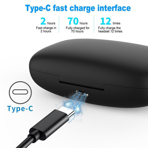Bluetooth Headset TWS 5.0 Wireless Earphones Earbuds Headphones Stereo Ear Hook