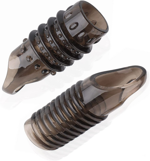 2PCS Reusable Cock Ring Glans Penis Enlarger Delayed Ejaculation Sleeve Extender by The Perfect Part – Sexual Wellness in New condition from The Perfect Part for a low price