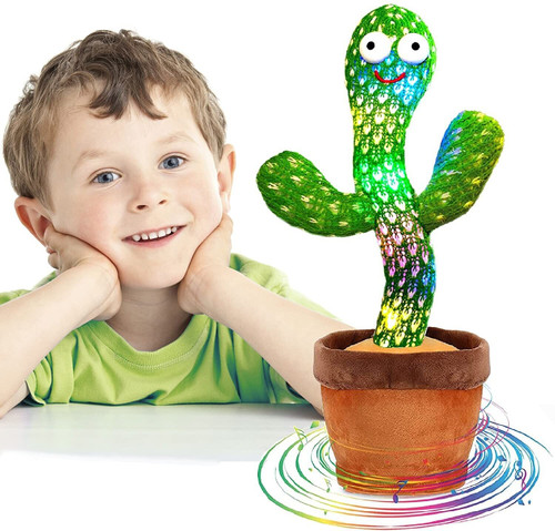 Dancing Cactus Plush Toy Doll Electronic Recording Shake With Song Funny Gift US by The Perfect Part – Electronics in New condition from The Perfect Part for a low price