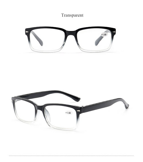 Reading Glasses Mens Womens Unisex Readers 4 PACK Square Frame New Style Quality