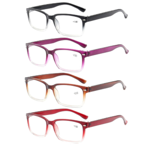 Reading Glasses Mens Womens Unisex Readers 4 PACK Square Frame New Style Quality by The Perfect Part – Eyewear & Accessories in New condition from The Perfect Part for a low price Reading Glasses Mens Womens Unisex Readers 4 PACK Square Frame New Style Quality by The Perfect Part – Eyewear & Accessories in New condition from The Perfect Part for a low price