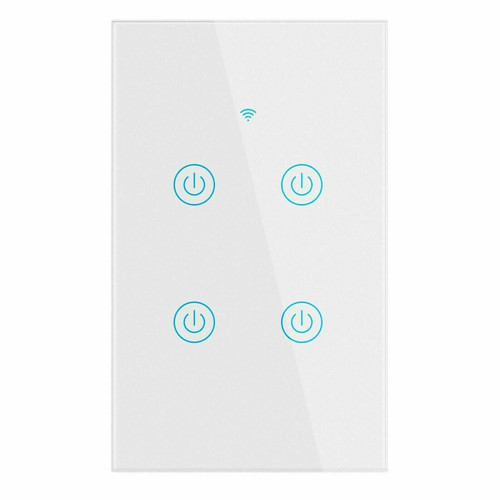 1/2/3/4 Gang WiFi Smart Wall Touch Light Switch Glass Panel For Alexa/Google APP by The Perfect Part – Decor & Clocks in New condition from The Perfect Part for a low price