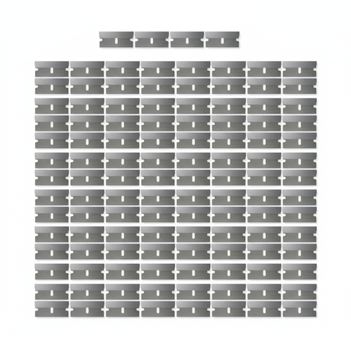 100 PCS Razor Blades Single Edge Extra Sharp Heat Treated Safety Knife Scrapers