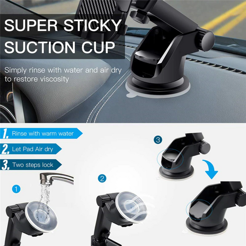 360° Universal Mount Holder Car Stand Windshield For Mobile Cell Phone GPS 