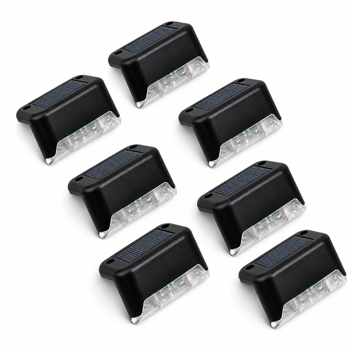8 Pack New Solar Deck Lights Outdoor Waterproof LED Steps Lamps For Stairs Fence by The Perfect Part – Solar Lighting in New condition from The Perfect Part for a low price