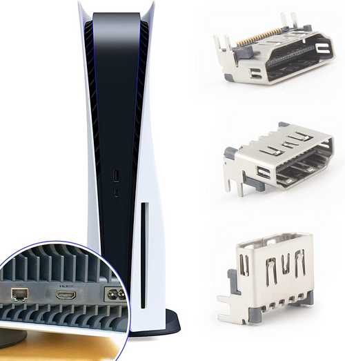 5 Pack OEM HDMI Port Connector Socket Replacement For Sony PlayStation 5 PS5 USA by The Perfect Part – Electronics in New condition from The Perfect Part for a low price