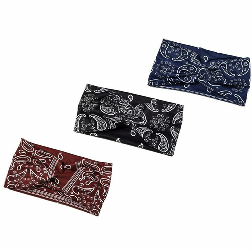 3PCS Boho Headbands Leopard Hair Bands Knotted Turban Wraps Stripe Cloth Elegant by The Perfect Part – Accessories & Fashion in New condition from The Perfect Part for a low price