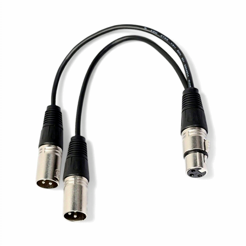 3Pin XLR Female Jack To Dual 2 Male Plug Y Splitter Cable Adapter Microphone USA by The Perfect Part – Cables & Splitters in New condition from The Perfect Part for a low price