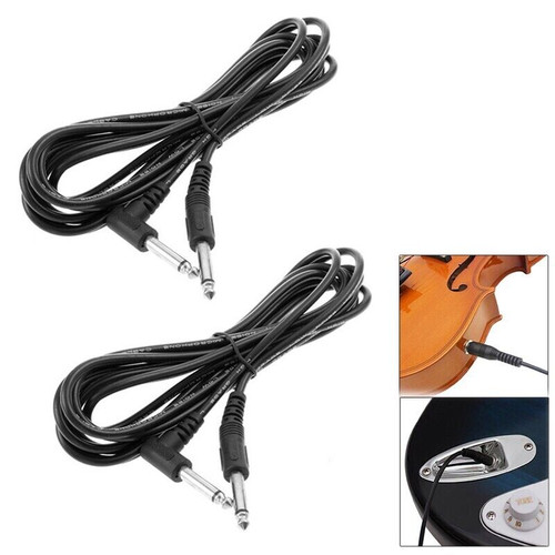 2 PACK 10FT Electric Patch Cord Guitar Amplifier Amp Cable Right Angle 90 Degree 2 PACK 10FT Electric Patch Cord Guitar Amplifier Amp Cable Right Angle 90 Degree