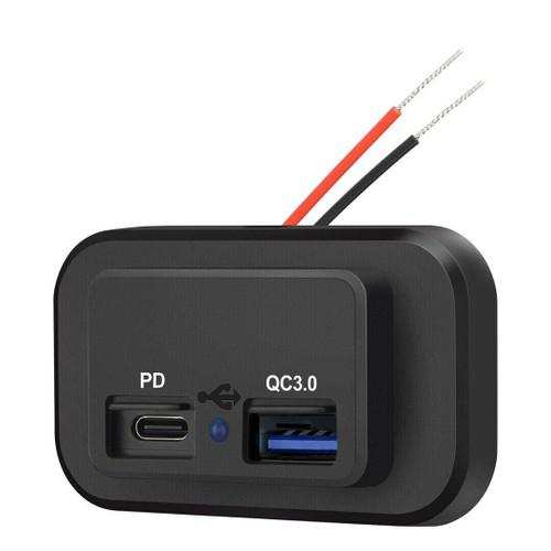 12-24V 4.8A Dual USB PD QC3.0 Car Boat RV Fast Charger Socket LED Power Outlet by The Perfect Part – Auto & Tools in New condition from The Perfect Part for a low price 12-24V 4.8A Dual USB PD QC3.0 Car Boat RV Fast Charger Socket LED Power Outlet by The Perfect Part – Auto & Tools in New condition from The Perfect Part for a low price