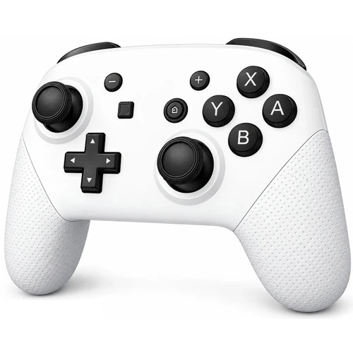 Arctic White Wireless Pro Controller For Nintendo Switch 1+2 OLED Lite Bluetooth