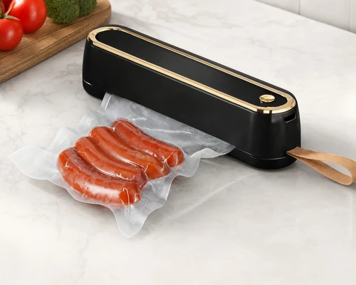 Vacuum Sealer Machine Food Vacuum Sealer Portable Rechargeable w/ Bags Dry Wet