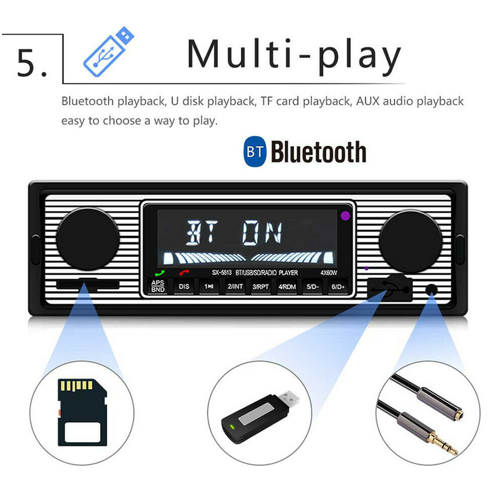 Auto Radio estilo RETRO lector USB - SD- Bluetooth, Sonivac S.L.