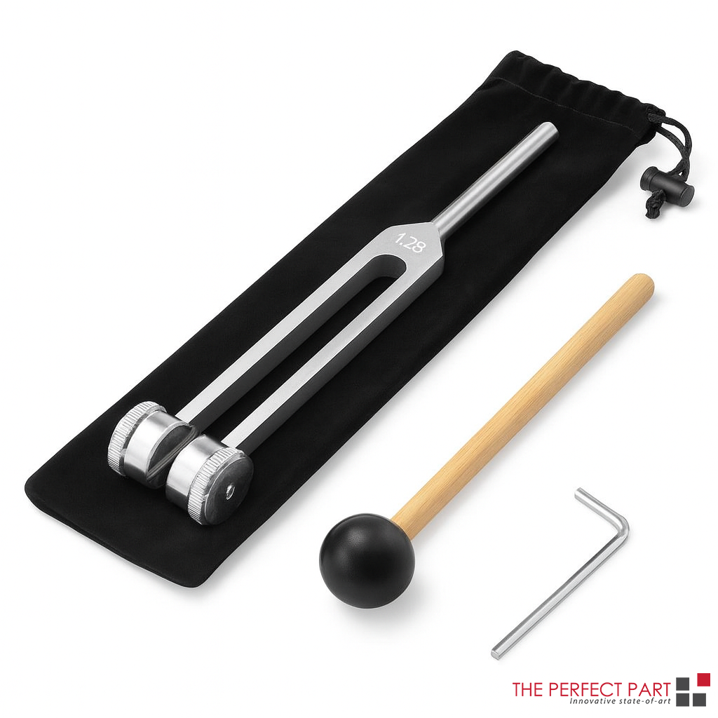 128Hz Healing Tuning Fork with Silicone Hammer Sound Therapy