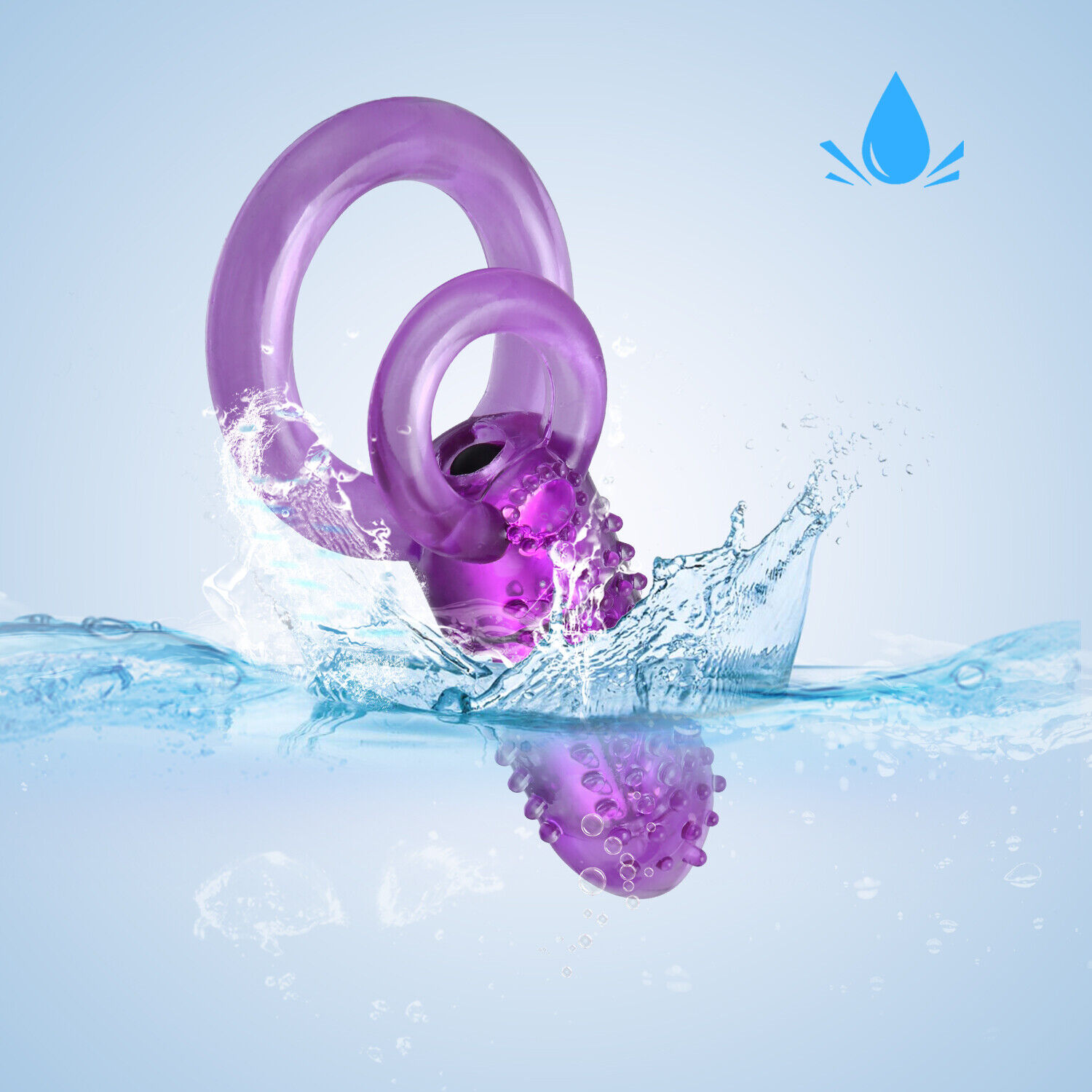 Vibrating Penis Cock Ring Dual Clit Stimulator Couple Sex Toys For Men  Enhancer | eBay