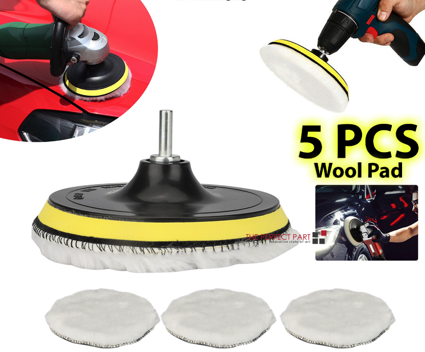 thumbnail image 2 of BOKA 3 Inch Wool Buffing Polishing Pad Kit, 10 Pcs Drill Buffer Attachment, Buffing... 2 of 12