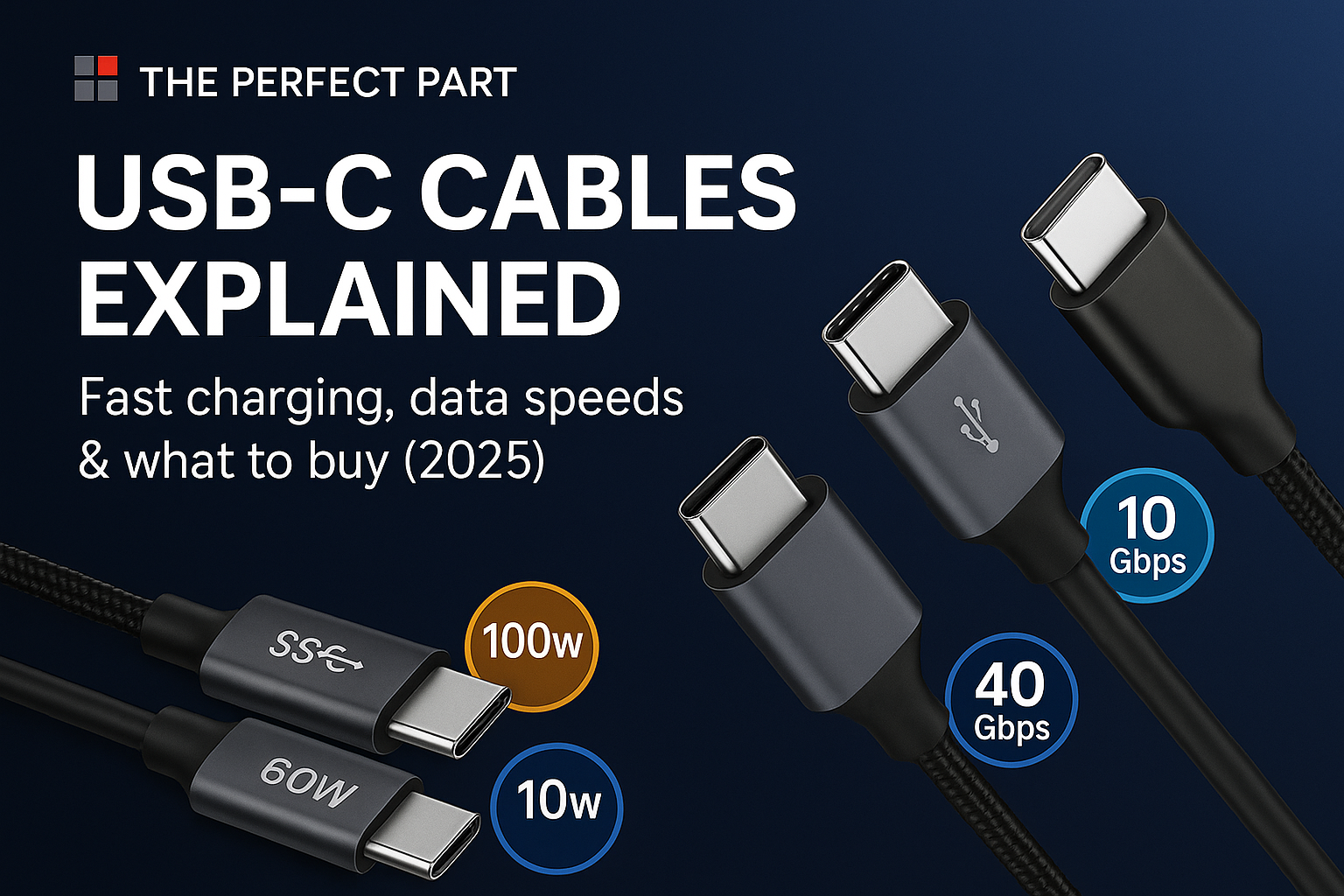 USB-C Cables Explained: Fast Charging, Data Speeds & What to Buy (2025)