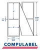Zebra Compulabel 4" x 6" Direct Thermal Fanfold Labels 520007