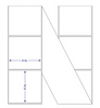 Zebra 4" x 4" Direct Thermal Fanfold Labels DTF44-1