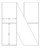 Zebra 4" x 6" Direct Thermal Fanfold Labels DTF46-1